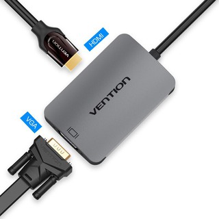 CÁP CHUYỂN ĐỔI TYPE- C RA HDMI + VGA VENTION CGKHA