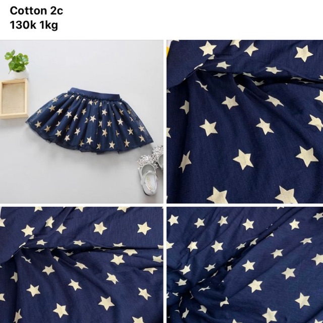 Vải cotton 2c xuất dư