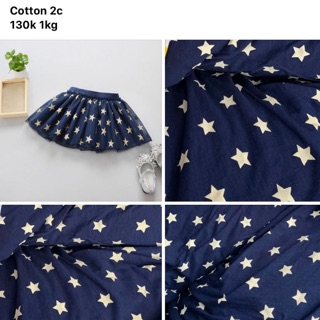Vải cotton 2c xuất dư