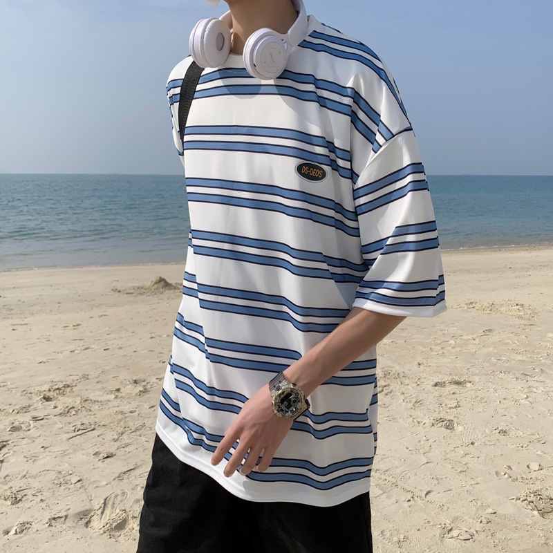 Áo thun AOKANG tay ngắn phong cách dạo phố đi biển thời trang dành cho nam