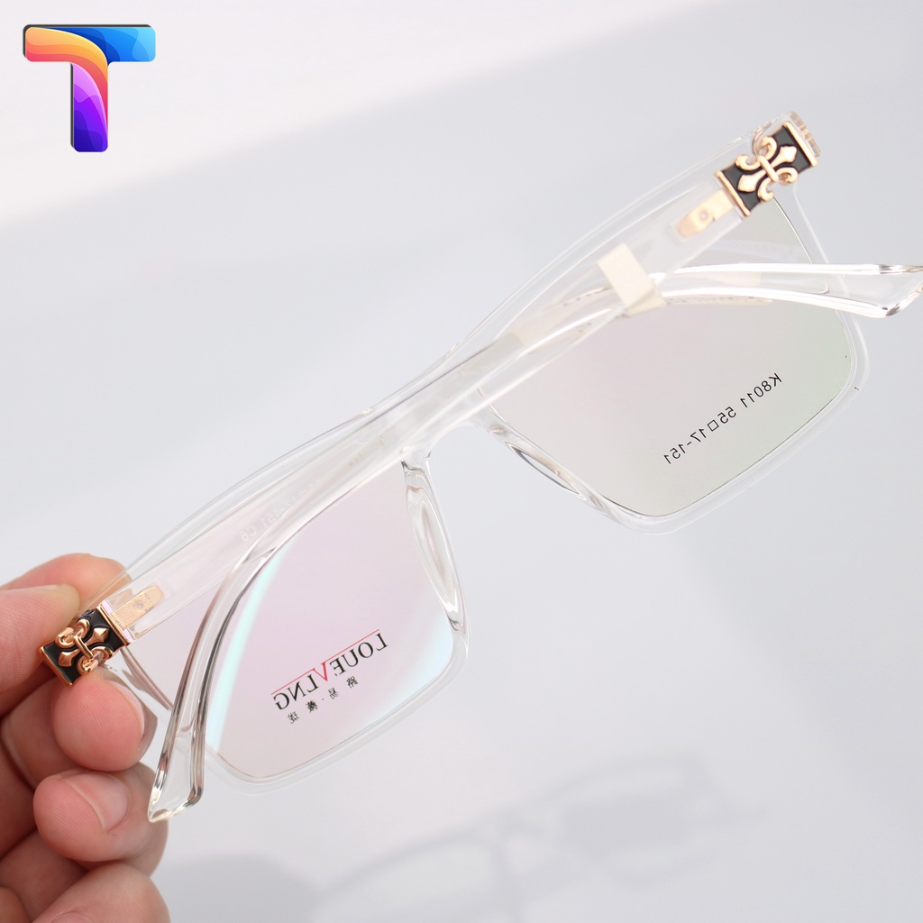 Gọng kính 8011 Chrome Hearts vuông form lớn nam nữ