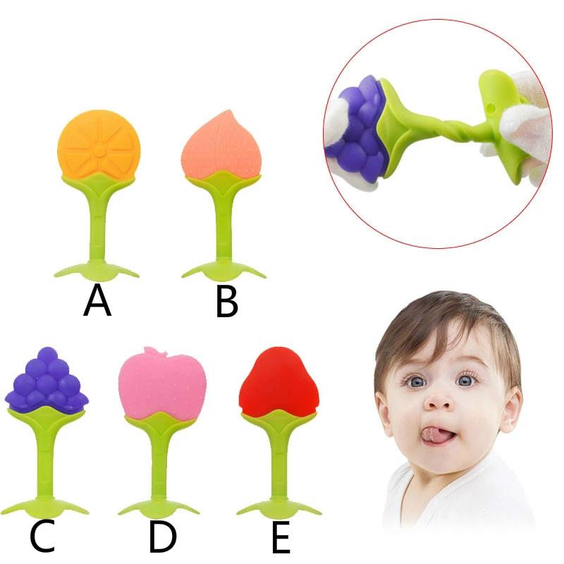 Đồ Chơi Gặm Nướu Hình Dạng Dễ Thương Bằng Silicone Cho Bé 0-6 - 12 Tháng Tuổi