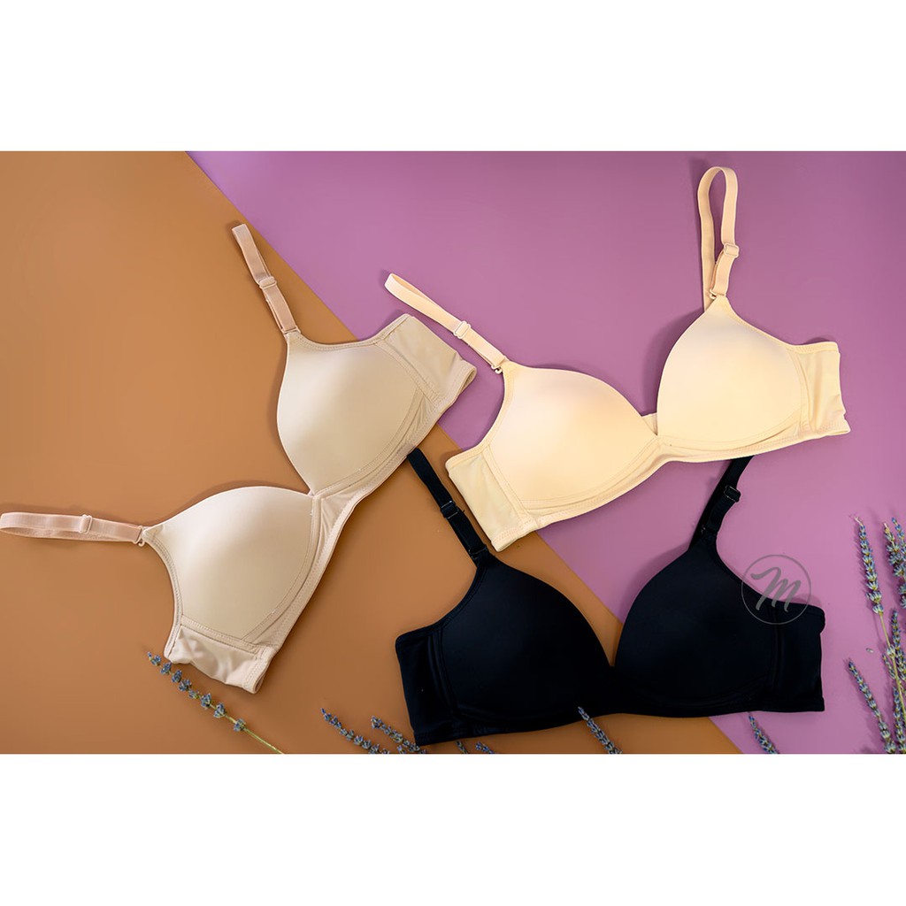 Áo Lót Nữ Mút Mỏng 0,2cm Không Gọng Trơn Size Lớn Bigsize Siêu Thoải Mái Thoáng Mát (Mustoto MA22) | BigBuy360 - bigbuy360.vn