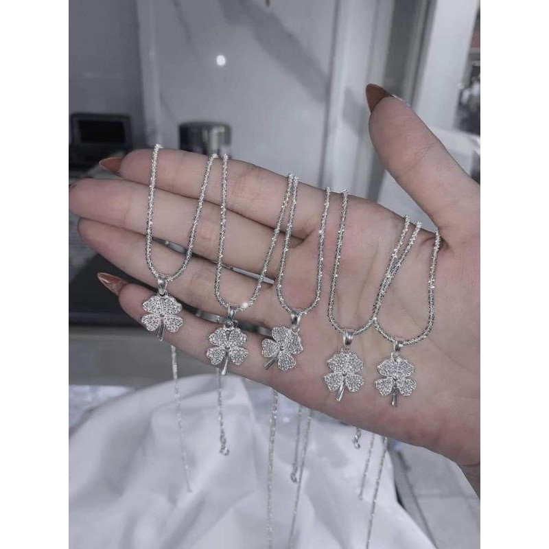 Dây chuyền bạc xi kim đẹp sang chảnh-DÂY CHUYỀN BẠC ĐẸP