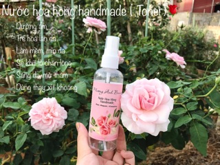 Nước hoa hồng handmade (toner)