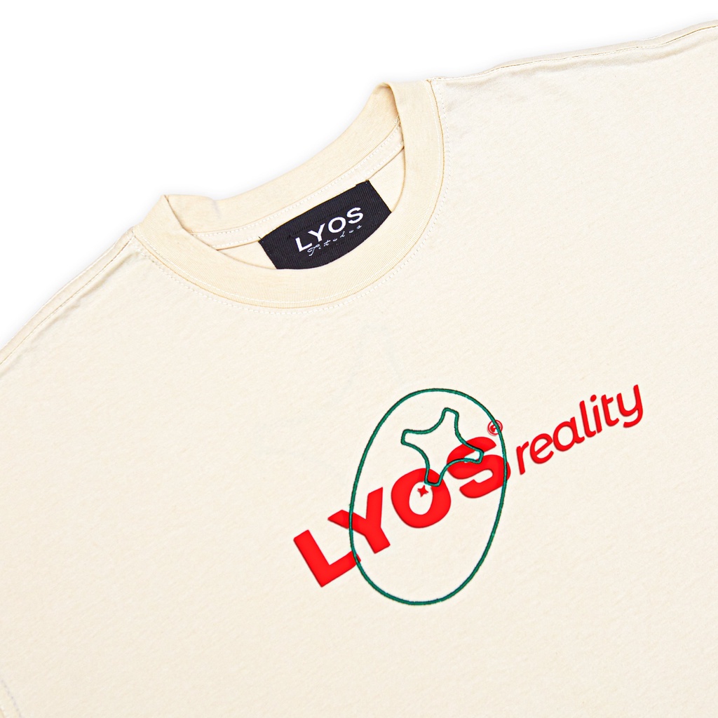 Áo thun LYOS Create Soul T-Shirt Đen/ Kem
