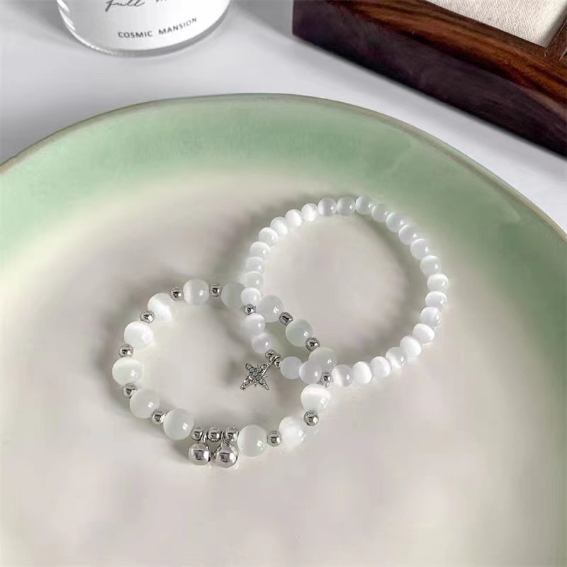 Vòng Tay Chuỗi Hạt Đá Opal Cao Cấp Thời Trang Mùa Hè 2022