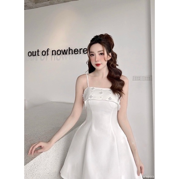 ĐẦM XOÈ ĐÍNH HẠT CAO CẤP