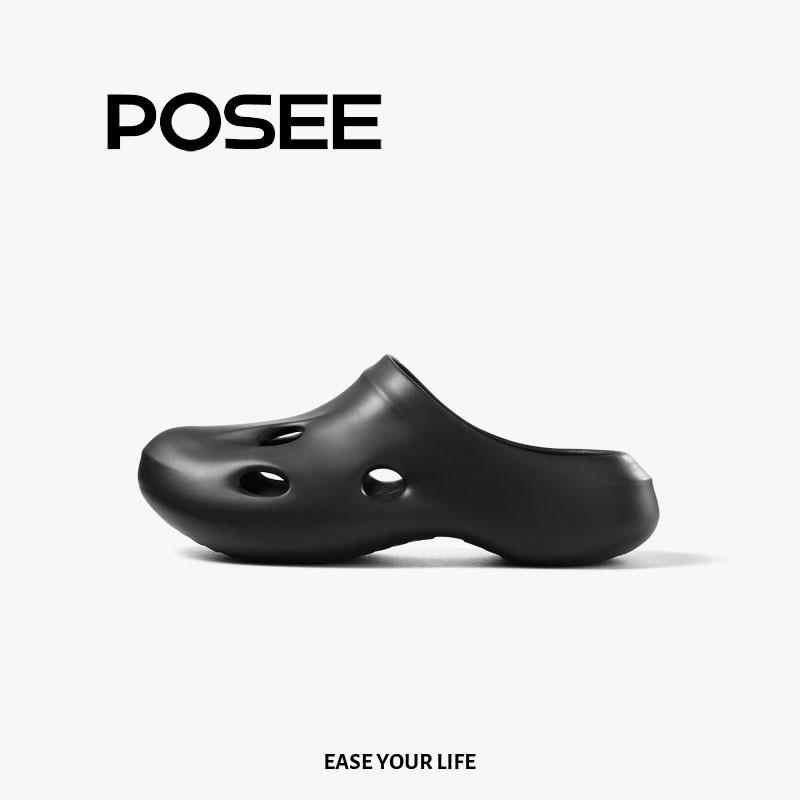 Dép bít mũi thoáng khí chống trượt phong cách mùa hè cho nam ps6804w POSEE