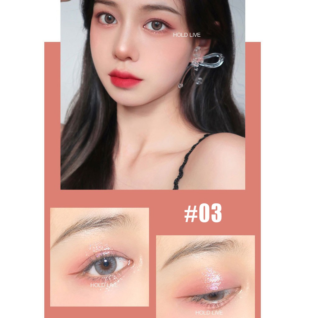 (Hàng Mới Về) Bảng Phấn Trang Điểm Mắt / Má Hồng Chống Thấm Nước Thương Hiệu Hold Live | BigBuy360 - bigbuy360.vn