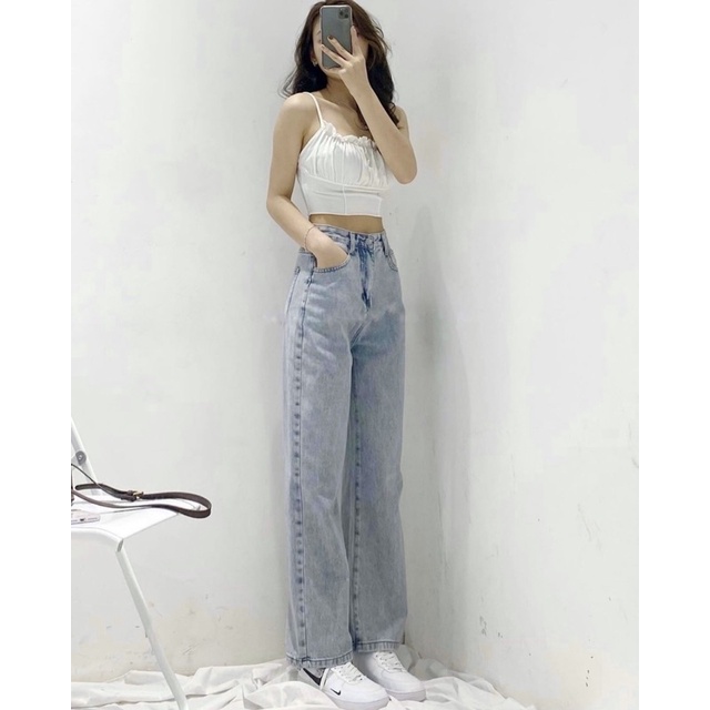 QUẦN JEANS ỐNG SUÔNG