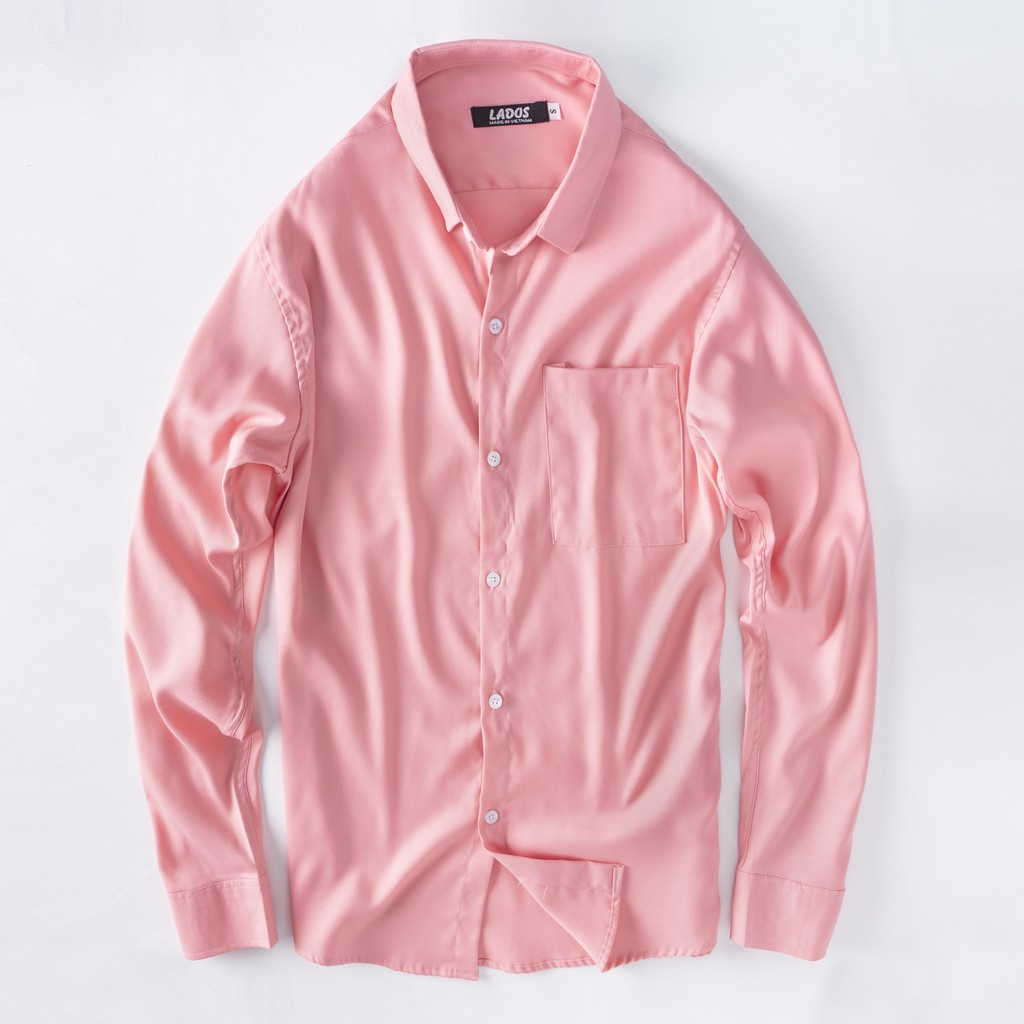 Áo sơ mi nam dài tay 1 túi LADOS - 8052 Chất vải đẹp, không phai màu | BigBuy360 - bigbuy360.vn