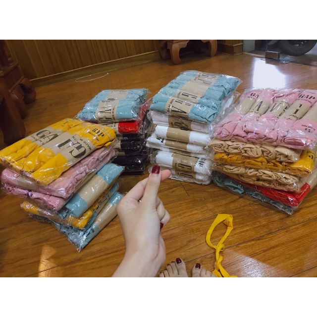 GIÁ GỐC - HÀNG ĐẸP FREESHIP SỈ COTTON Áo phông trơn cổ tim - Áo phông GAP cổ tim mềm mịn, thấm hút mồ hôi AN38