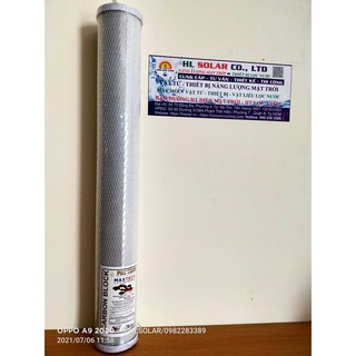 Lõi lọc than hoạt tính CTO 20" dùng trong hệ thống lọc nước sinh hoạt