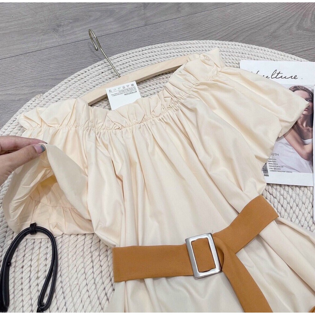 Set Bộ Đùi Mặc Hai Kiểu Kèm Khoen Đai Thời Trang Nữ Rose Fashion