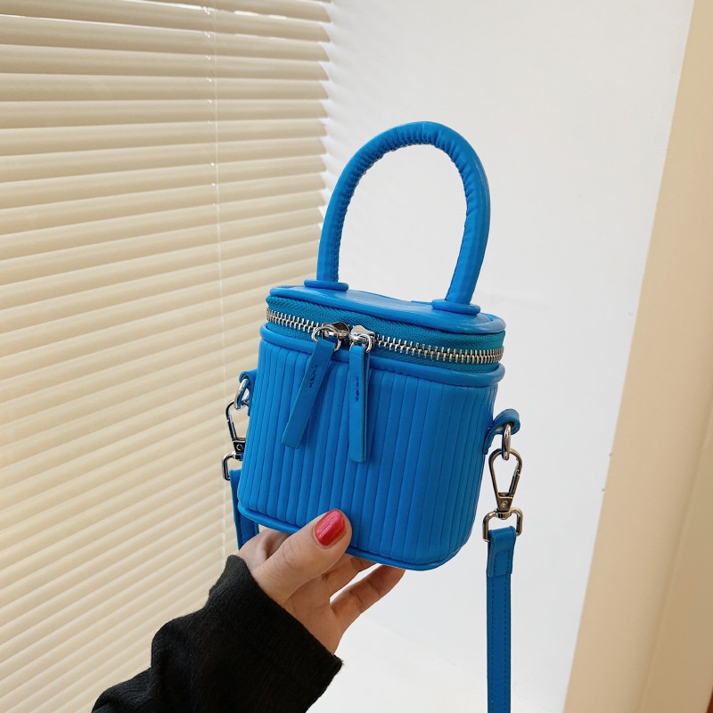 Túi Da Đeo Chéo Hình Vuông Ba Chiều Màu Trơn Phong Cách Hàn Quốc Thời Trang Mùa Hè Dành Cho Nữ 2022