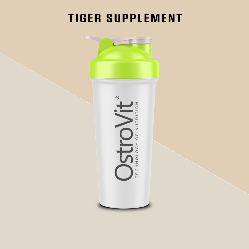 Bình lắc sữa Whey Ostrovit Trong Suốt 750ml - Bình nước tập gym chính hãng - Bình lắc whey, bcaa, pre workout giá tốt