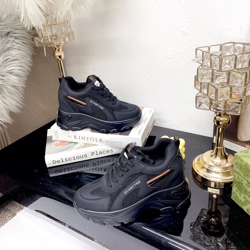 Giày thể thao pha lưới nâng đế hàng cao cấp siêu nhẹ fullbox