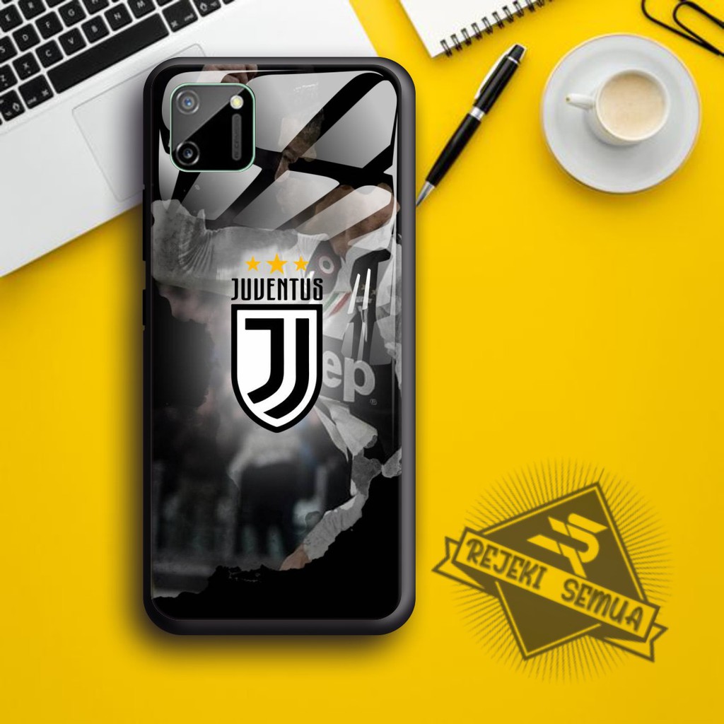 Lưng Ốp Điện Thoại Mặt Kính Hình Juventus Cho Vivo Y91 Y17 Y12 Y15 Y93 Y95 Y81 Y83 Y71 Y53 Y20 Y30 Y50 V17 Y11 (rs) 991