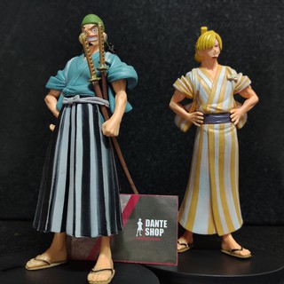 Mô hình Figure One Piece Luffy - Zoro DXF Wano FullBox