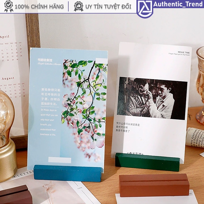 Đế gỗ kẹp ảnh lưu niệm , chân gỗ trang trí ảnh , danh thiếp , tờ rơi , quảng cáo , giới thiệu decor bàn học , làm vệc