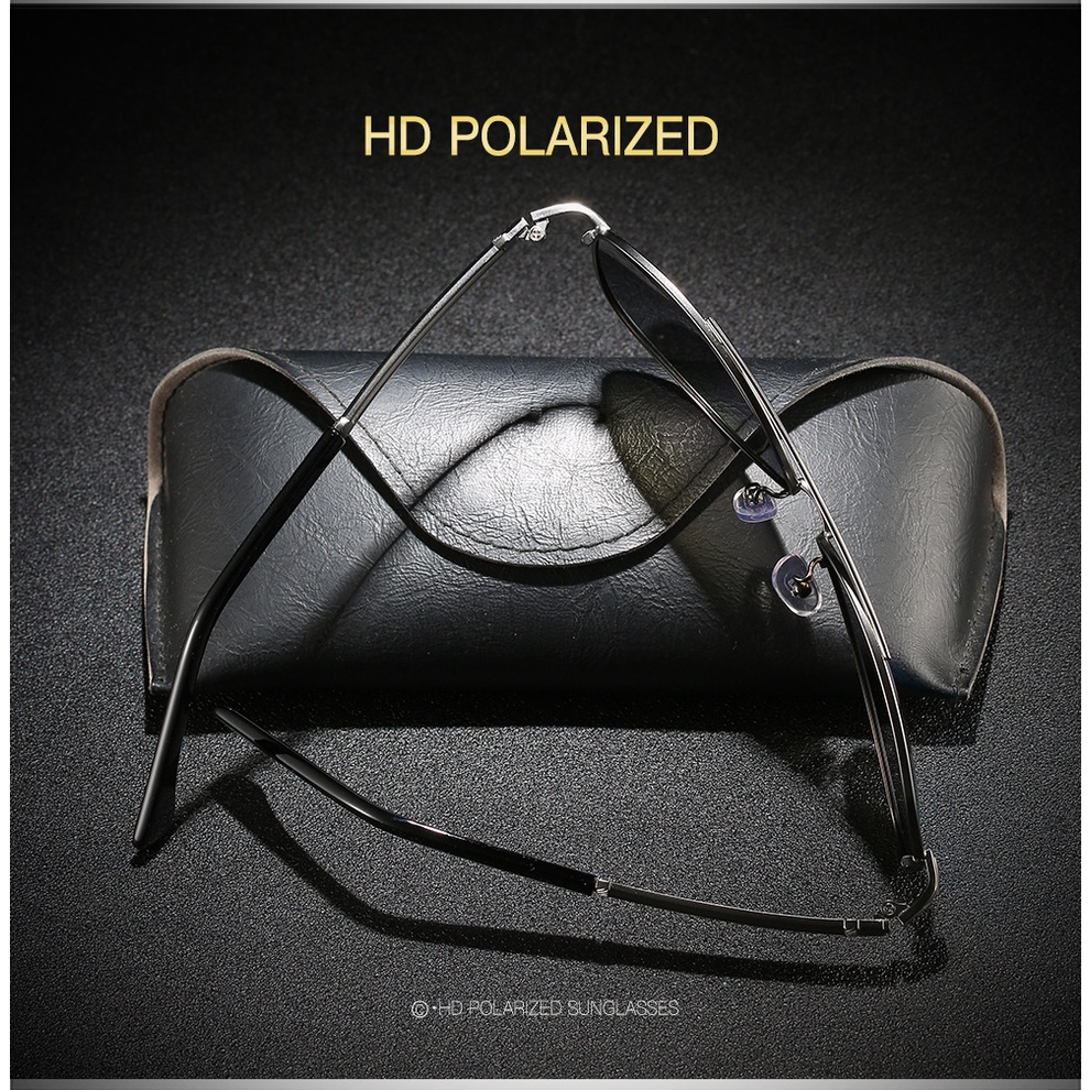 Kính râm phân cực nam nữ Kính lái xe ban đêm chống chói kính lái xe phân cực