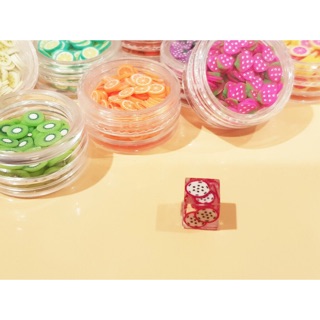 Charm viên đá nhựa trang trí slime - viên đá mô hình - mô hình trang trí
