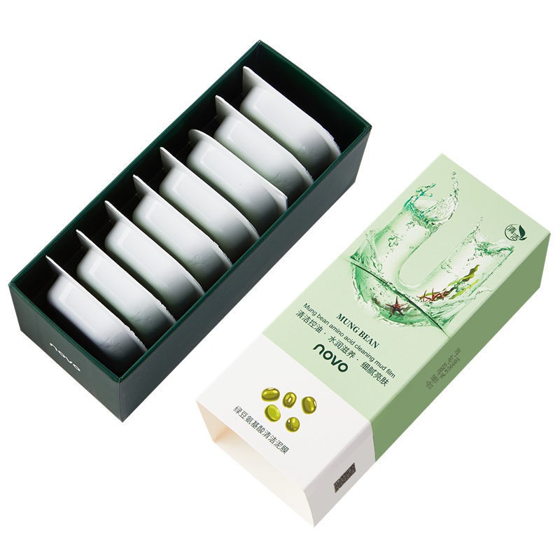 Mặt nạ NOVO chiết xuất đậu xanh làm sạch sâu kiểm soát dầu thu nhỏ lỗ chân lông | BigBuy360 - bigbuy360.vn