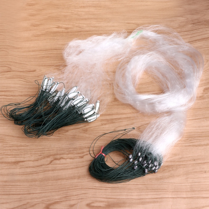 Lưới Đánh Bắt Cá 3 Lớp Chất Liệu Nylon Bền Dài 25m