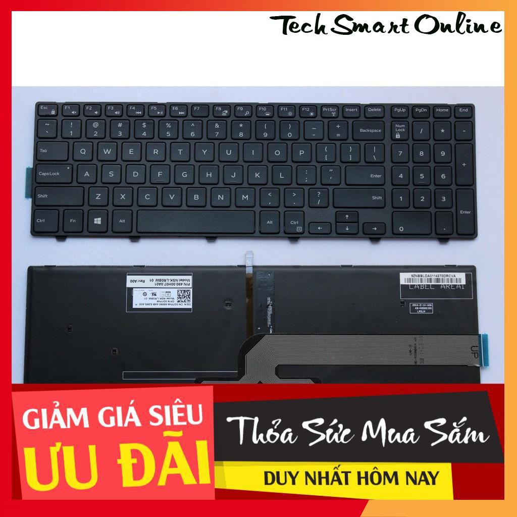 BÀN PHÍM LAPTOP DELL Inspiron 15-3000 3541 3542 3543 3558 15-5000 5542 5543 5545 5547 5548 15 5000 5558 5555 5551-CÓ ĐÈN