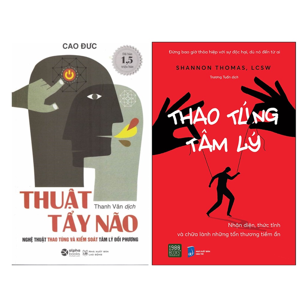 Sách Tâm Lý Học: Thuật Tẩy Não + Thao Túng Tâm Lý (Combo 2 Cuốn)