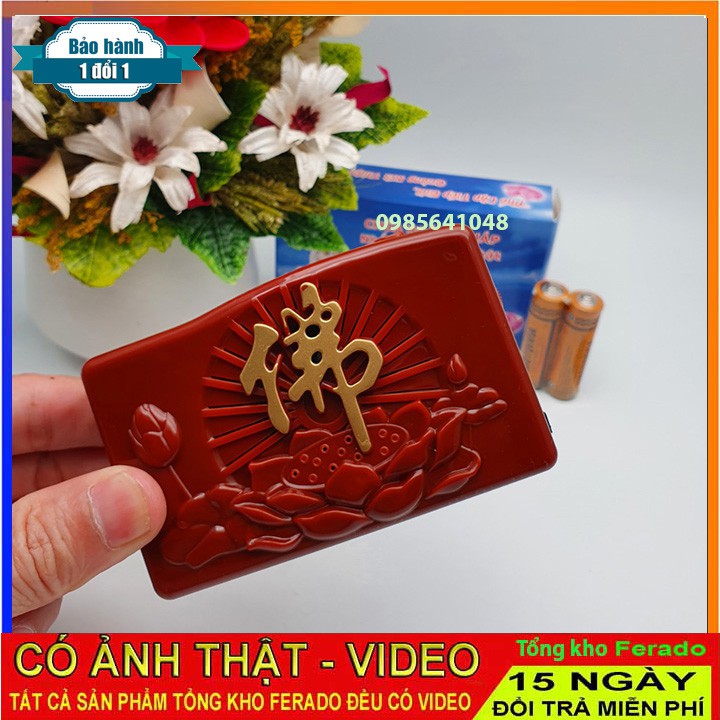 Máy Niệm Phật 3 bài, tặng kèm 2 viên pin AA