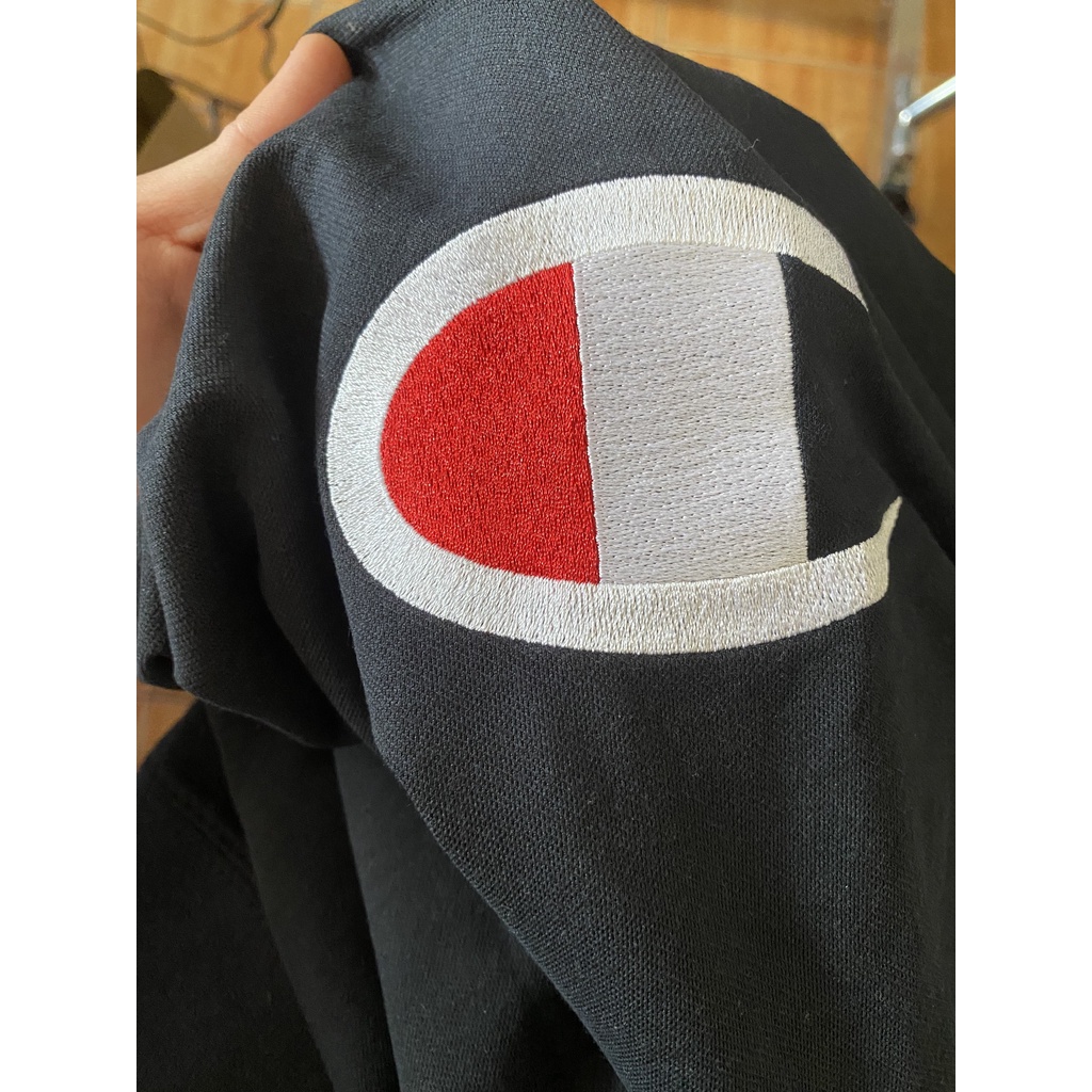 Áo thun nam dài tay NỈ CHAMPION hàng xuất xịn siêu sang siêu ấm