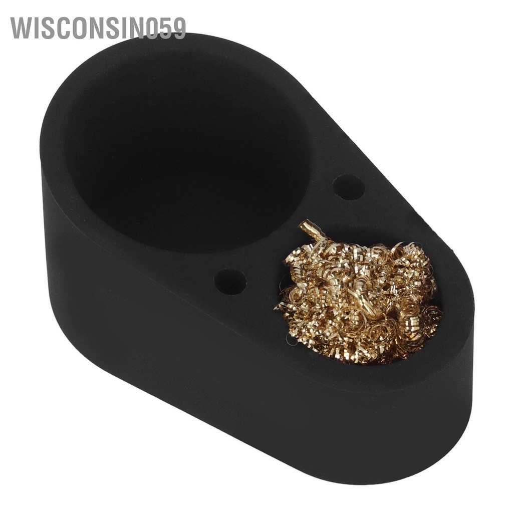 Wisconsin059 Hàn đầu mút sắt làm sạch hơn Dây đồng thau Làm giữ silicone Phụ kiện bi đôi
