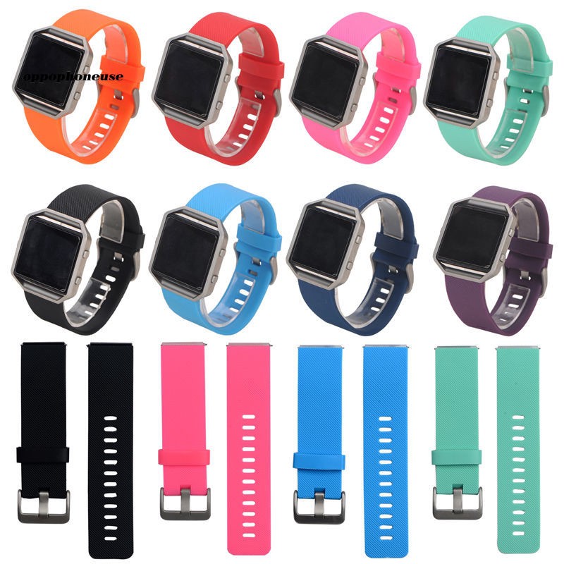 【OPHE】Dây đồng hồ chất liệu silicon thay thế cho Fitbit Blaze