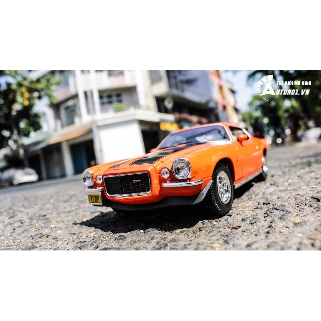 MÔ HÌNH XE CHEVROLET CAMARO 1971 ORANGE 1:18 MAISTO 6579