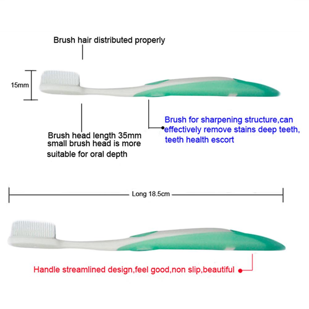 DIACHAVN Set 2 Bàn Chải Đánh Răng Nano Màu Sắc Ngẫu Nhiên