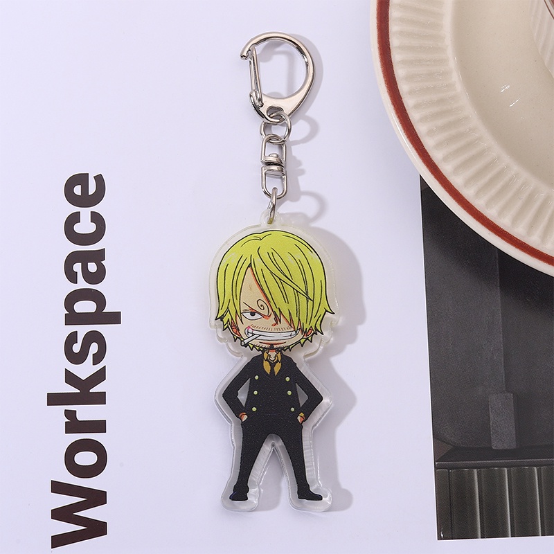 Móc Khóa Hình Nhân Vật Hoạt Hình ONE PIECE Dễ Thương