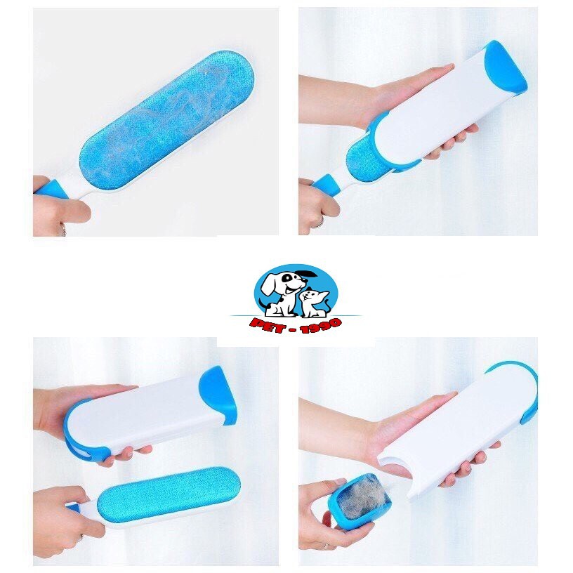 Bàn Chải Lấy Lông Chó Mèo Hàng Dày Gồm 1 Cây Lớn Và 1 Cây Nhỏ