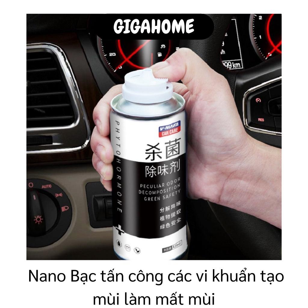 Chai xịt khử mùi xe hơi   GIÁ VỐN   Chai xịt khử mùi ô tô với công nghệ nano bạc khá khuẩn, kháng mùi V-MAFA 120ml 940