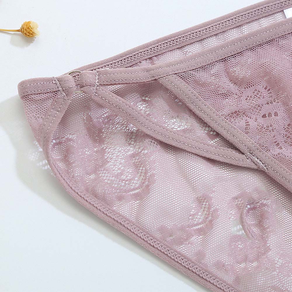 Quần Lót Cotton Nylon Siêu Mỏng Phối Ren Hoa Xuyên Thấu Thoáng Khí Thời Trang Hàn Quốc Cho Nữ | BigBuy360 - bigbuy360.vn