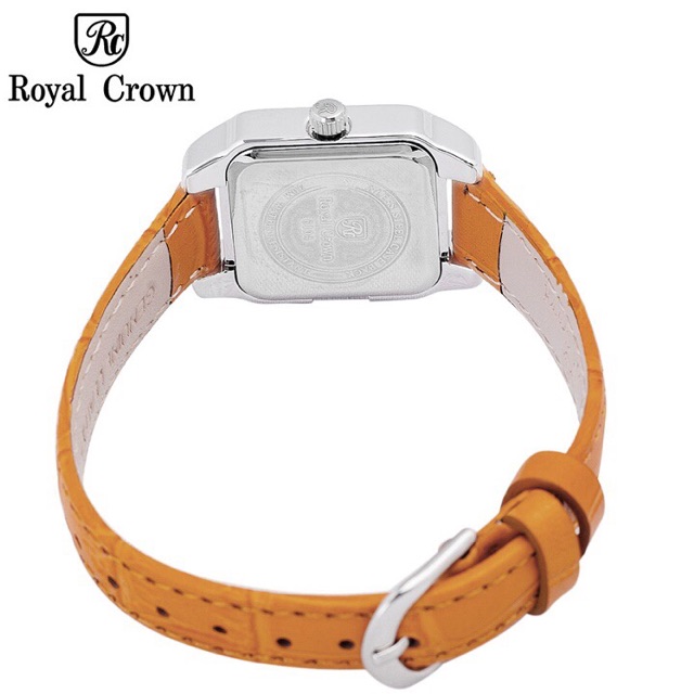 Đồng hồ nữ chính hãng Royal Crown 6104 dây da trắng
