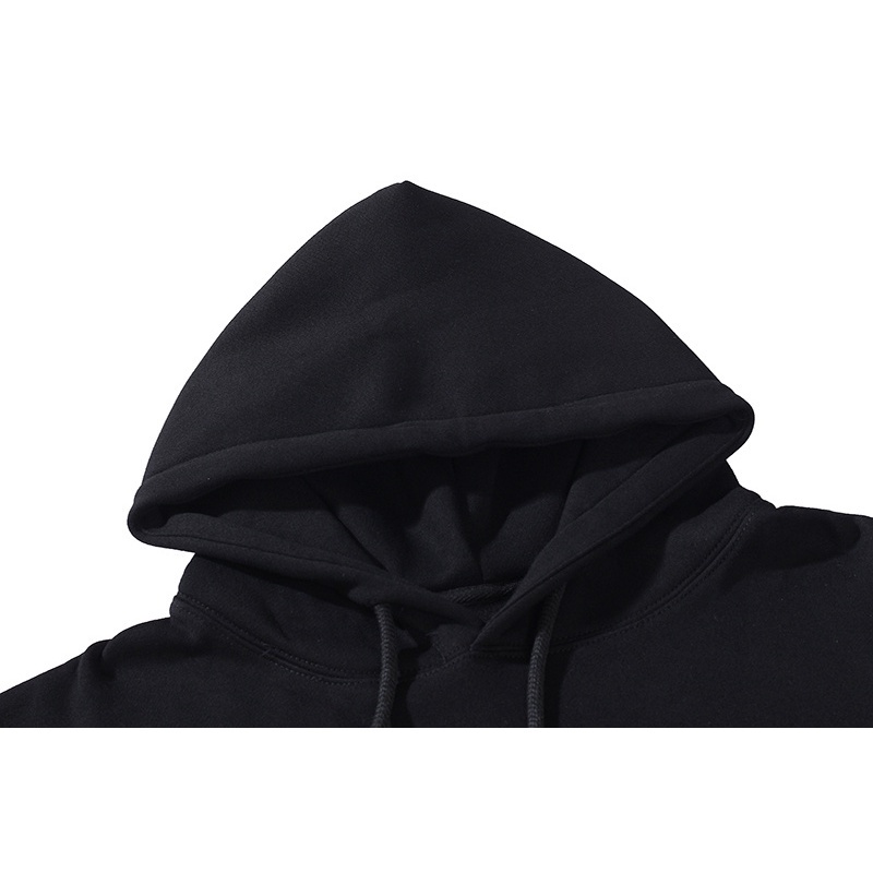 Áo Hoodie Thể Thao Tay Dài Vải Cotton Phối Nhung In Chữ Vl &amp; e Cỡ Lớn Thời Trang Đường Phố Cho Nam Và Nữ