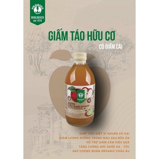 Giấm táo hữu cơ probios 500ml