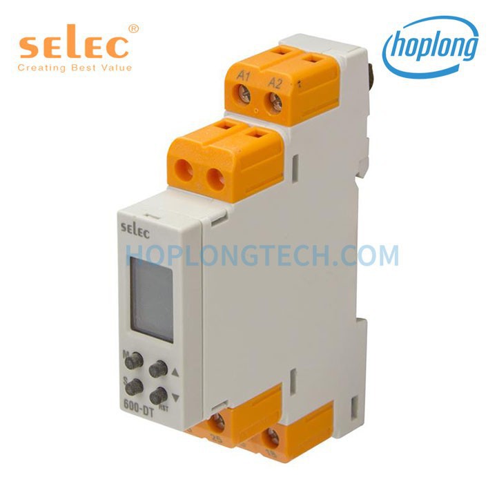 600DT Bộ định thời gian ngõ ra 1CO loại 8A Selec