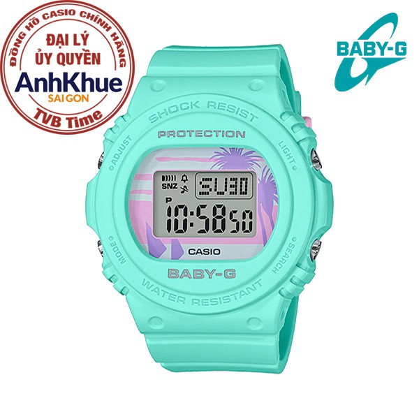 Đồng hồ nữ dây nhựa Casio Baby-G chính hãng Anh Khuê BGD-570BC-3DR