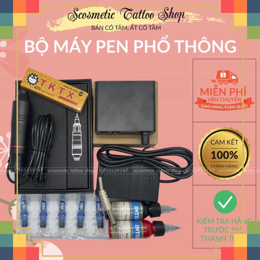 Máy Pen Xăm Hình Mini💗FREESHIP💗Máy Coil Xăm Hình Chuyên phun xăm thẩm mỹ và Xăm hình nghệ thuật /scosmetic68