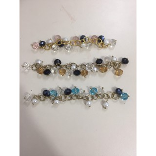 xích hạt pha lê đoạn 10 cm