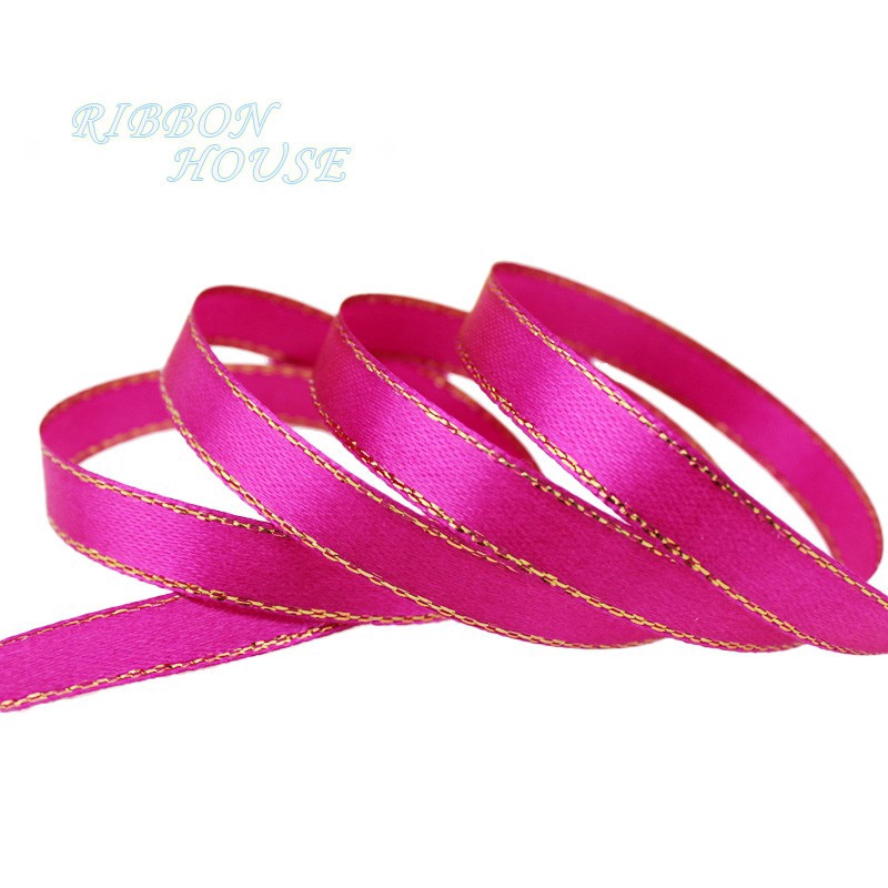 Cuộn Dây Ruy Băng 10mm 25 Yards Bằng Satin Chất Lượng Cao