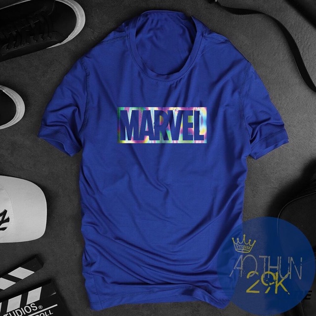 ALBUM 528 - ÁO THUN UNISEX LOGO MARVEL PHẢN QUANG CỰC ĐẸP | BigBuy360 - bigbuy360.vn